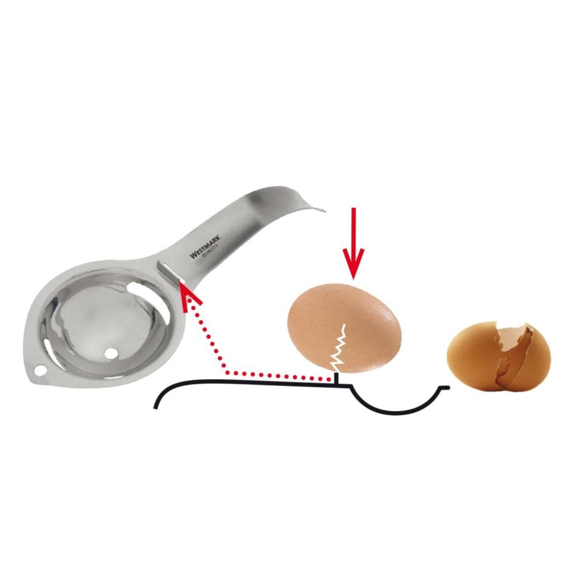 Westmark eiwitscheider, roestvrij staal, lengte: 16,7 cm, zilver, 10862260