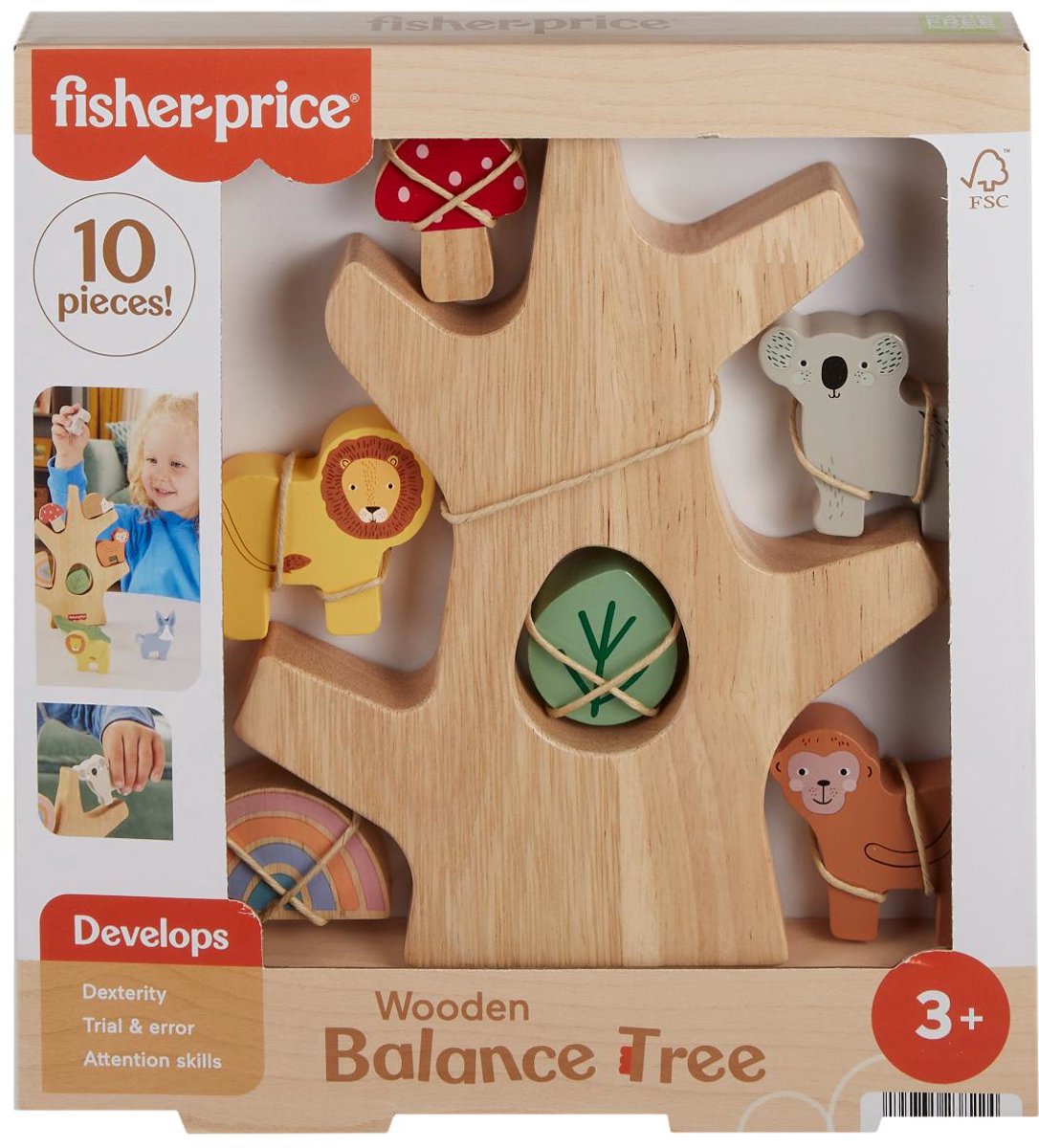 Fisherprice houten balansboom