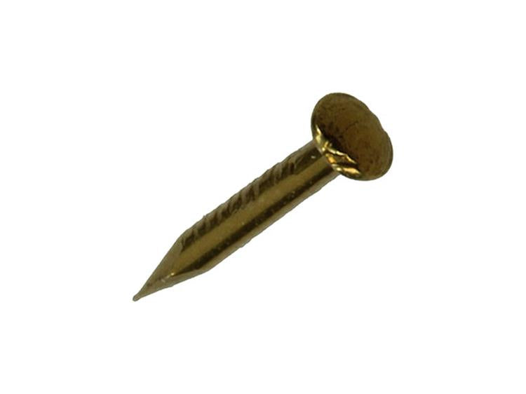 Mack 1017166 - nagel bolle kop messing 20 gr 1,0 x 10 mm | 10 stuks