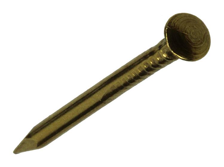 Mack 1017168 - nagel bolle kop messing 20 gr 1,2 x 20 mm | 10 stuks