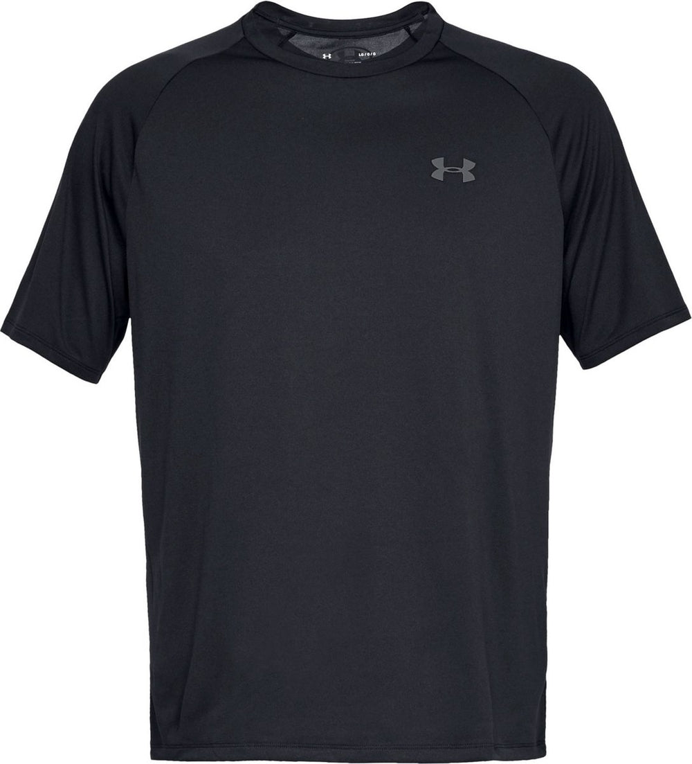 Under armour ua tech 2.0 ss tee-blk heren sportshirt - zwart - graphite