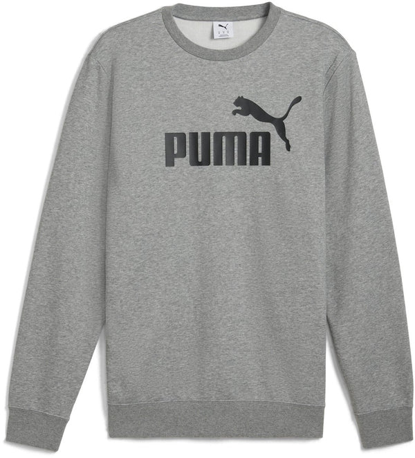 Puma ess no. 1 logo crew fl heren trui - medium gray heather xl
