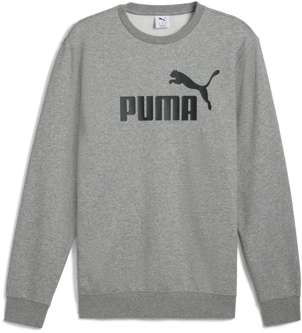 Puma ess no. 1 logo crew fl heren trui - medium gray heather