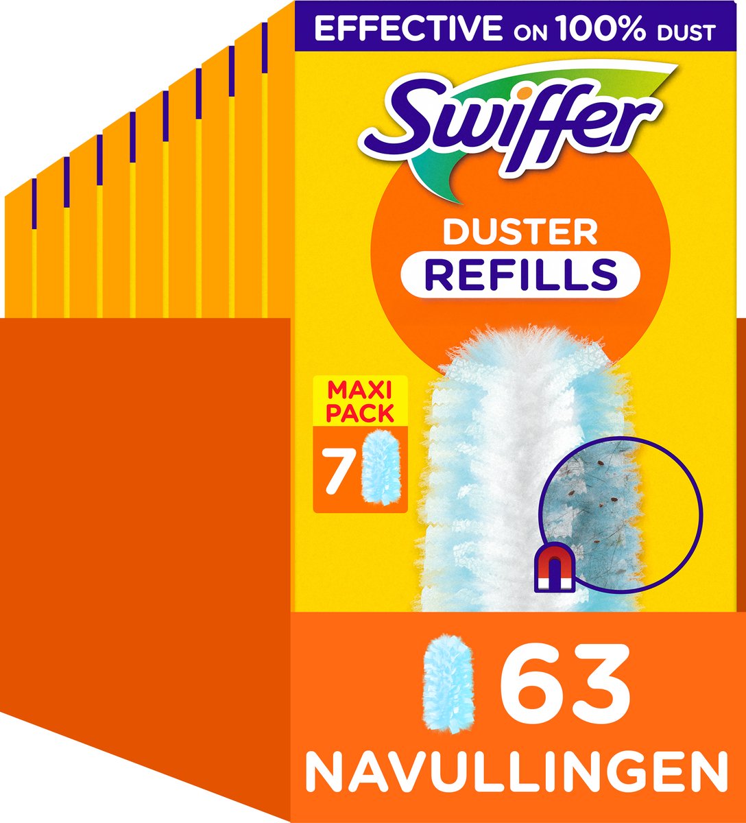 Swiffer duster navullingen - plumeau - 9 x 7 = 63 stuks