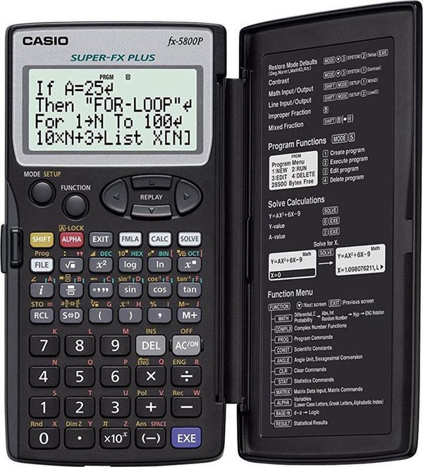 Casio fx-5800 p - wetenschappelijke rekenmachine