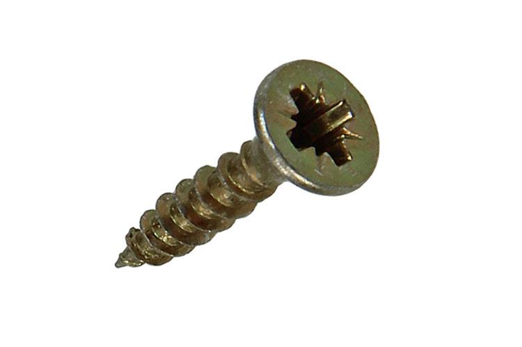 Mack 1017216 - spaanplaatschroef vz kop geelverz.50 st 3,0 x 16 mm | 10 stuks