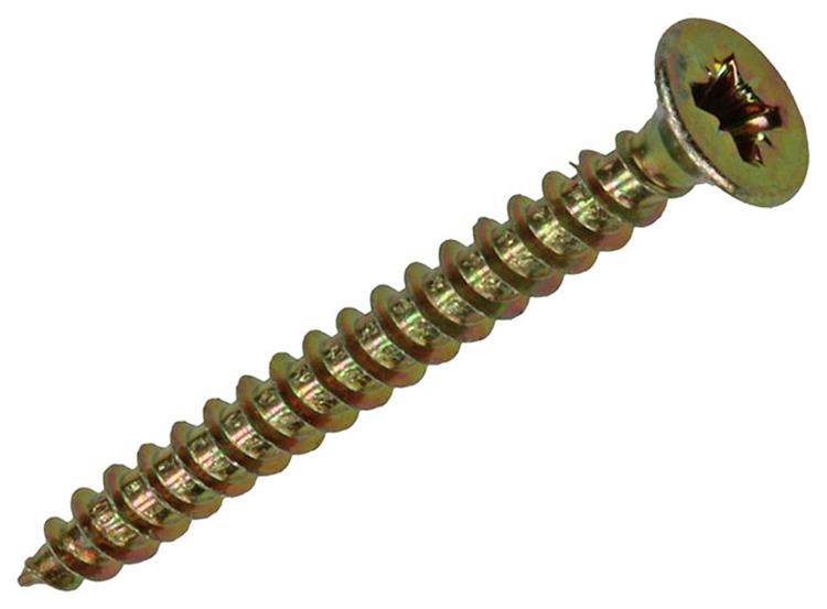 Mack 1017219 - spaanplaatschroef vz kop geelverz.35 st 3,0 x 30 mm | 10 stuks