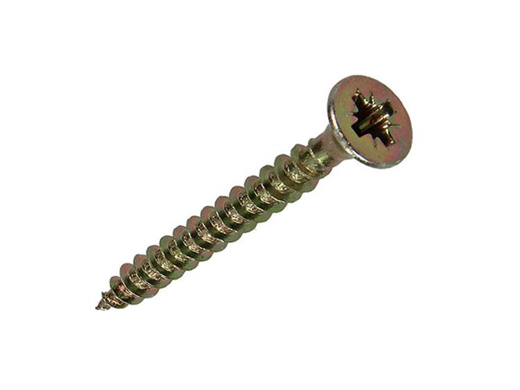 Mack 1017234 - spaanplaatschroef vz kop geelverz.20 st 4,0 x 35 mm | 10 stuks