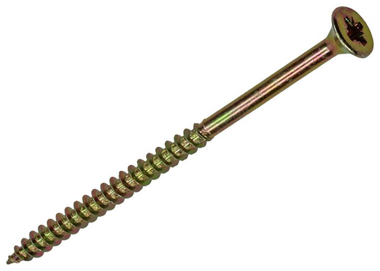 Mack 1017239 - spaanplaatschroef vz kop geelverz.10 st 4,0 x 70 mm | 10 stuks