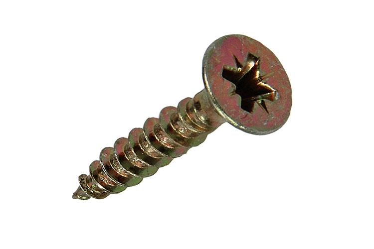 Mack 1017242 - spaanplaatschroef vz kop geelverz.20 st 4,5 x 25 mm | 10 stuks