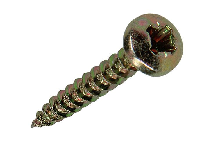 Mack 1017273 - spaanplaatschroef cylkop geelverz.25 st 4,0 x 25 mm | 10 stuks