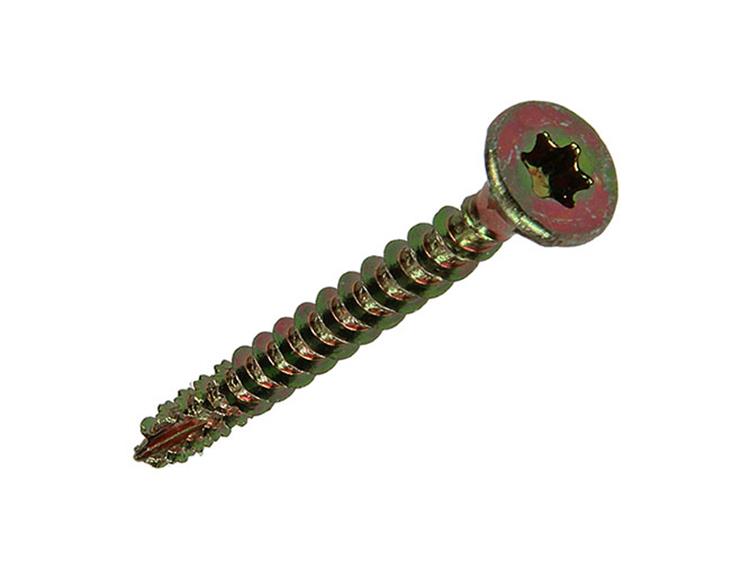 Mack 1017296 - spaanplschr.vzkop-zelfb. geelverz. 20 st 4,0 x 35 mm | 10 stuks
