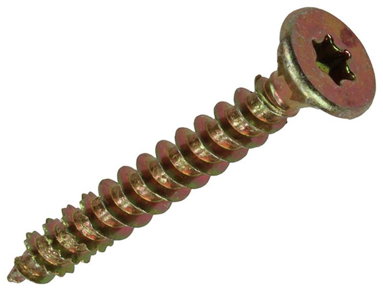 Mack 1017304 - spaanplschr.vzkop-zelfb. geelverz.16 st 4,5 x 35 mm | 10 stuks