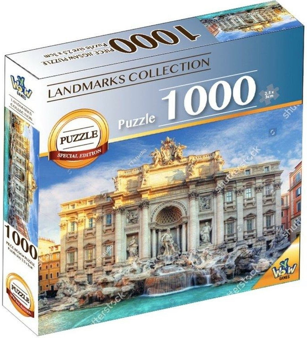 Braet puzzel world landmarks - trevi fontein 1000 stuks