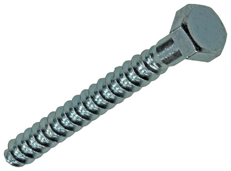 Mack 1017400 - houtdraadbout staal verzinkt 10 st 5 x 50 mm | 10 stuks