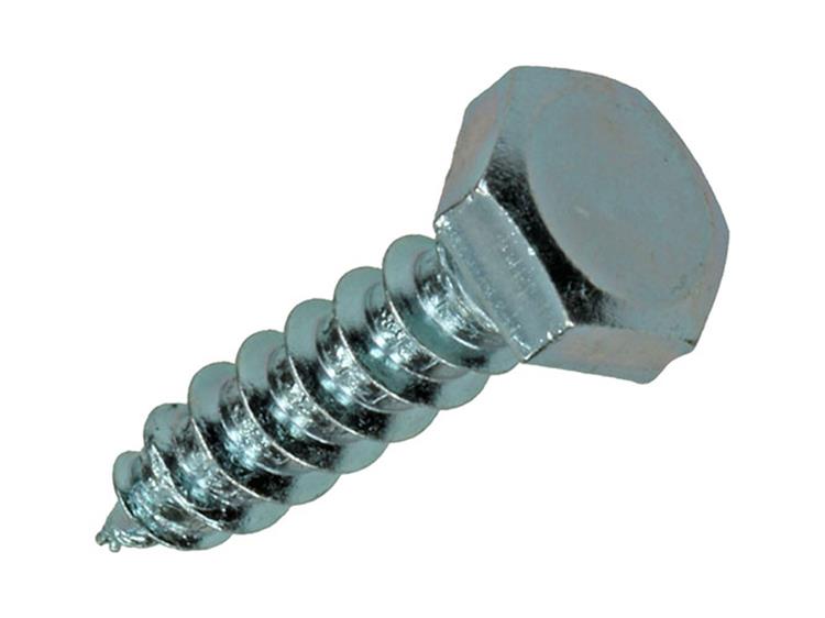 Mack 1017401 - houtdraadbout staal verzinkt 15 st 6 x 25 mm | 10 stuks