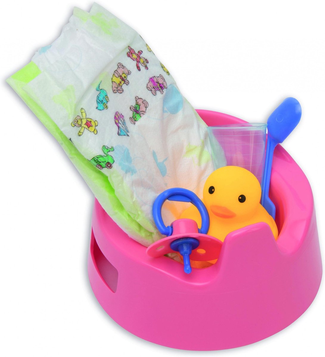 Poppenpotje met accessoires