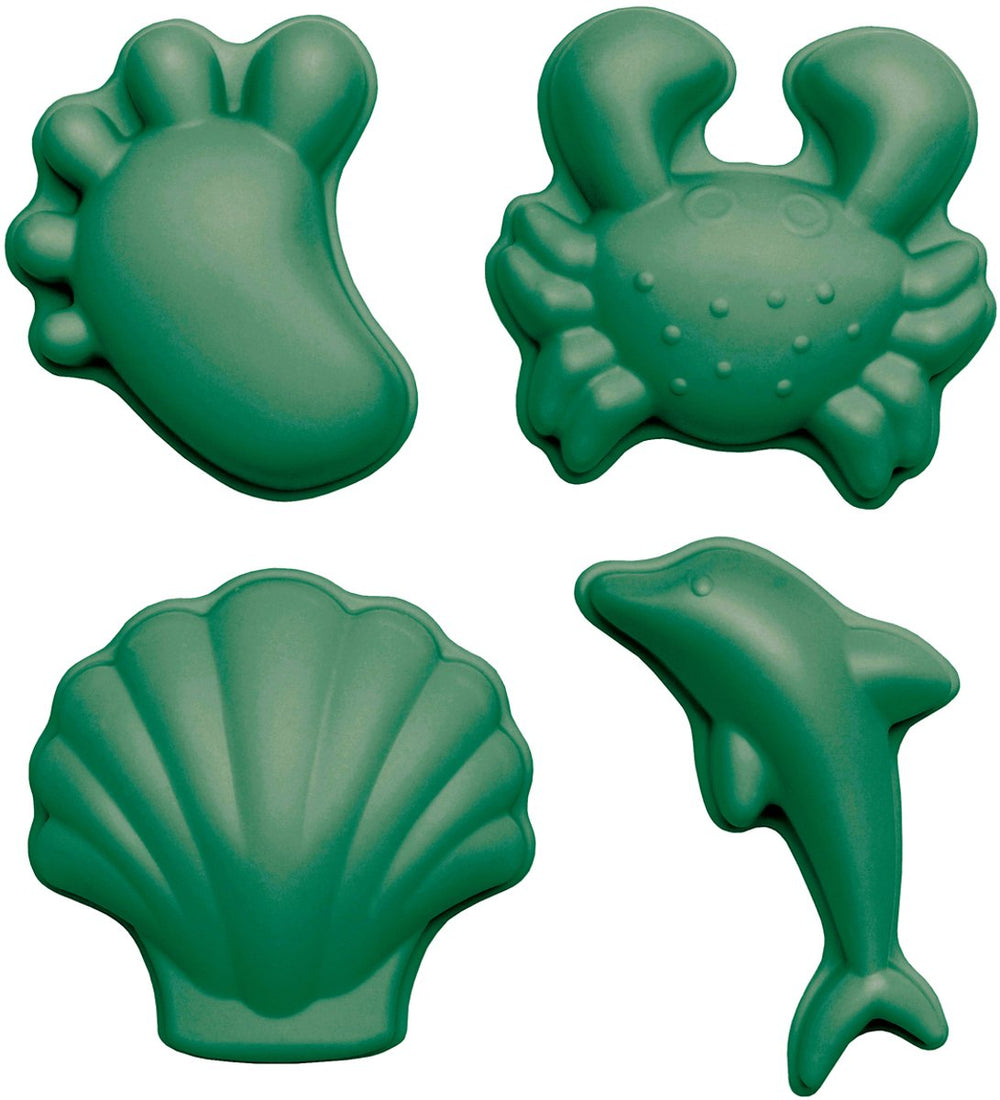 Scrunch zandvormpjes - groen - opvouwbaar - recycleerbaar