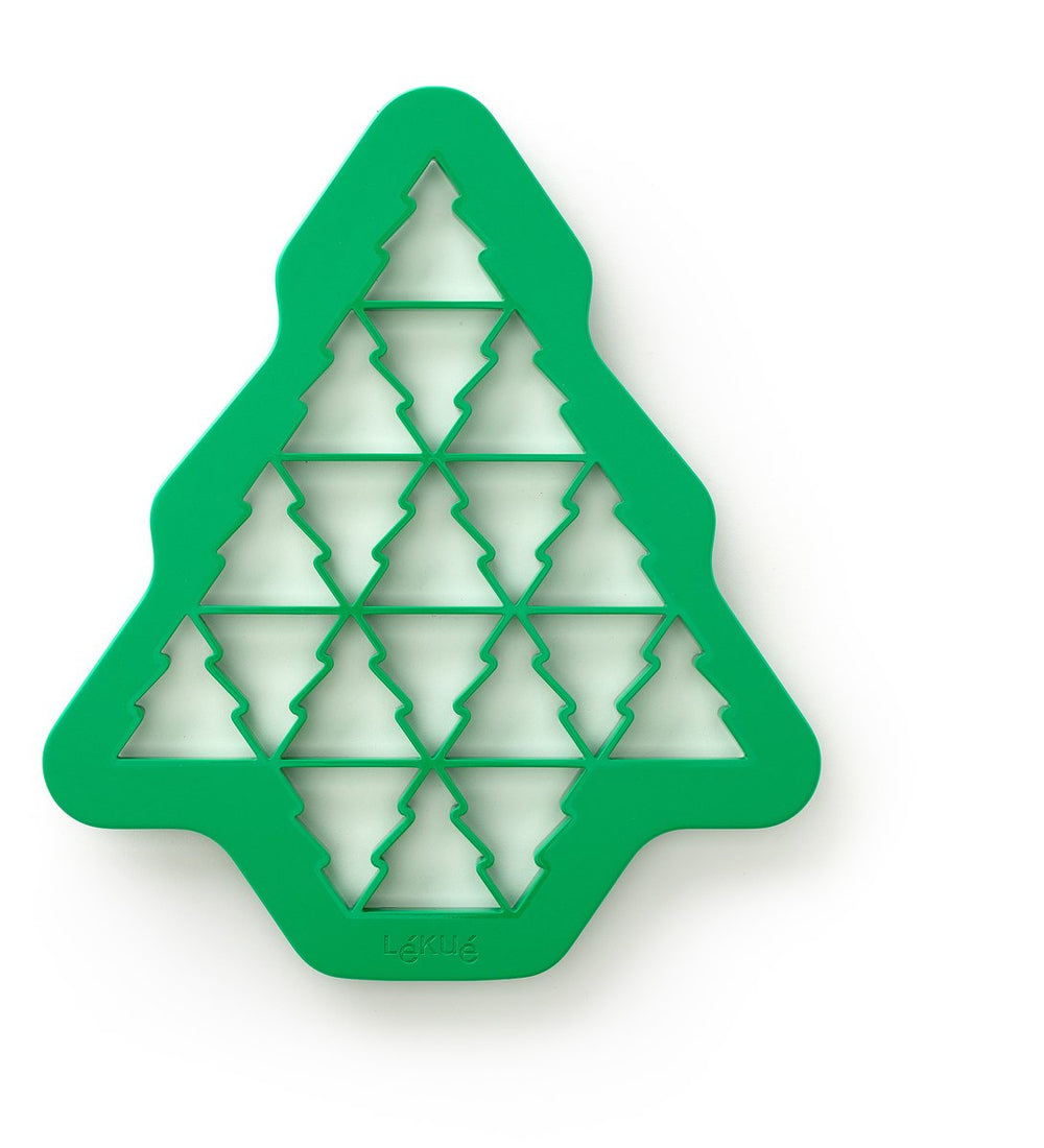 Lékué koekjes uitsteekvorm kerstboompjes - green