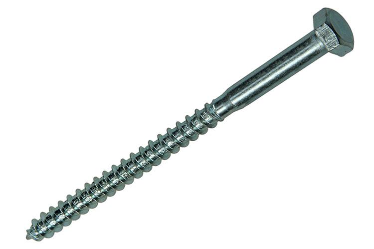 Mack 1017420 - houtdraadbout staal verzinkt 1 st 8 x 120 mm | 10 stuks