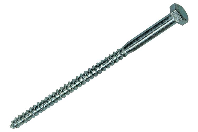 Mack 1017422 - houtdraadbout staal verzinkt 1 st 8 x 150 mm | 10 stuks