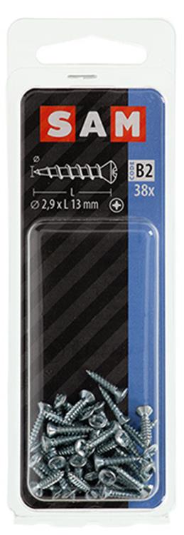 Mack 1017482 - zelftappende schroef bvk verz.38 st 2,9 x 13 mm | 10 stuks