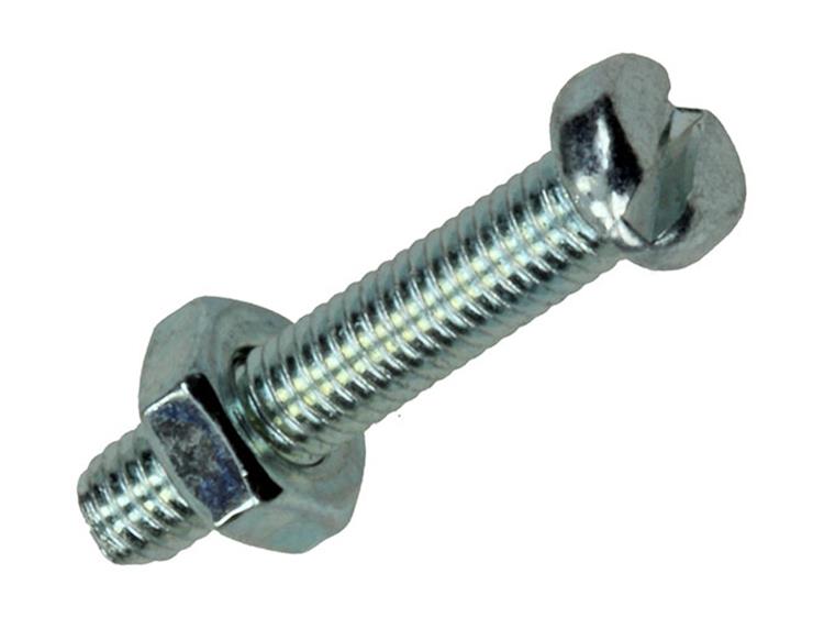 Mack 1017515 - metaalschroef cyl. kop + moer verz. 27 st m3 x 16 mm | 10 stuks