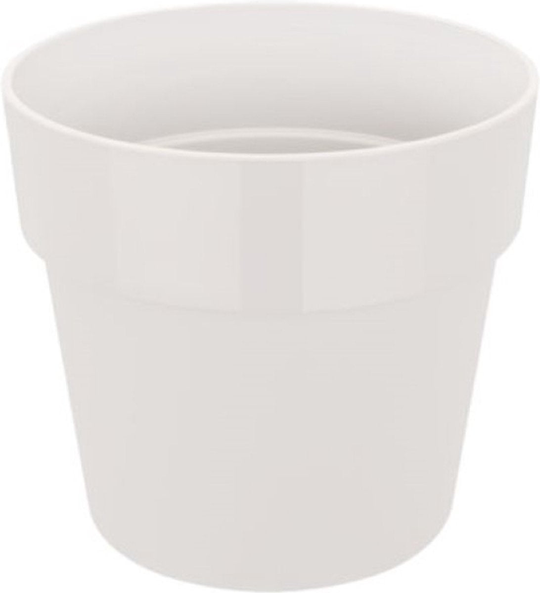 Elho b.for original rond 22 - bloempot voor binnen - 100% gerecycled plastic - ø 22.0 x h 20.3 cm - wit