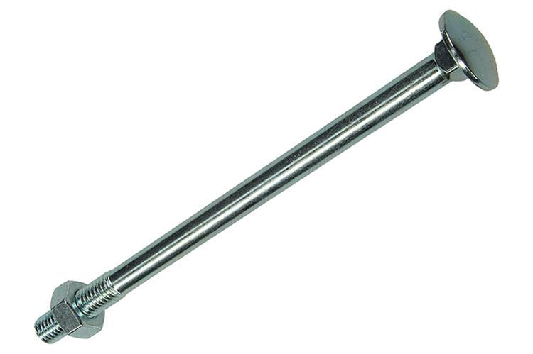 Mack 1017593 - houtbout + moer staal verzinkt1 st m10 x 160 mm | 10 stuks