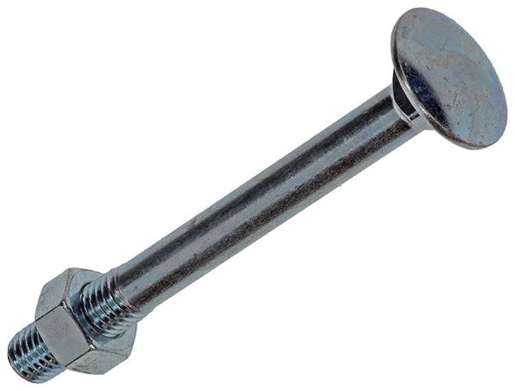 Mack 1017595 - houtbout + moer staal verzinkt1 st m12 x 120 mm | 10 stuks