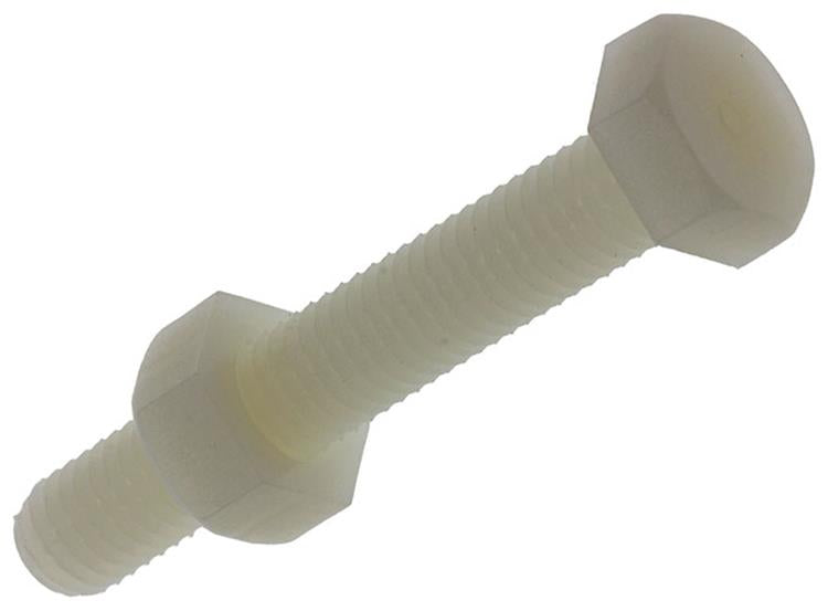 Mack 1017643 - tapbout + moer nylon 5 st m6 x 40 mm | 10 stuks