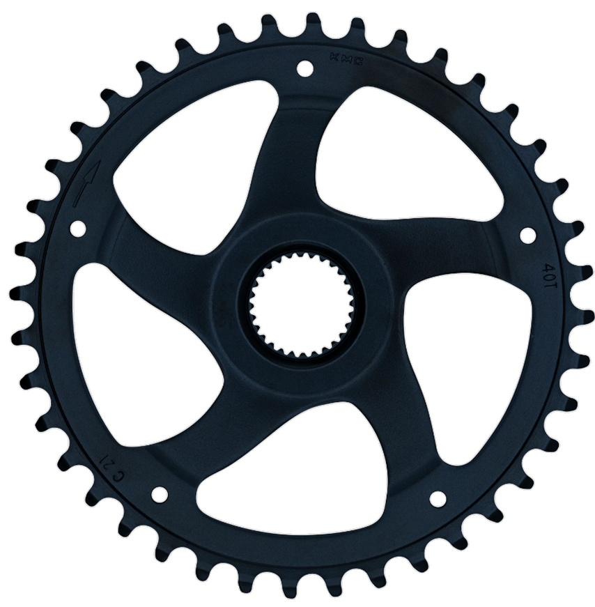 Kmc kettingblad bosch gen 4 super smal 40t 52,0mm zwart