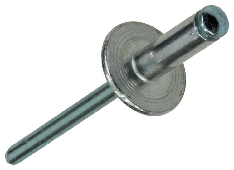 Mack 1020309 - 11 blindnieten alu brede kop 4,8x14mm | 5 stuks