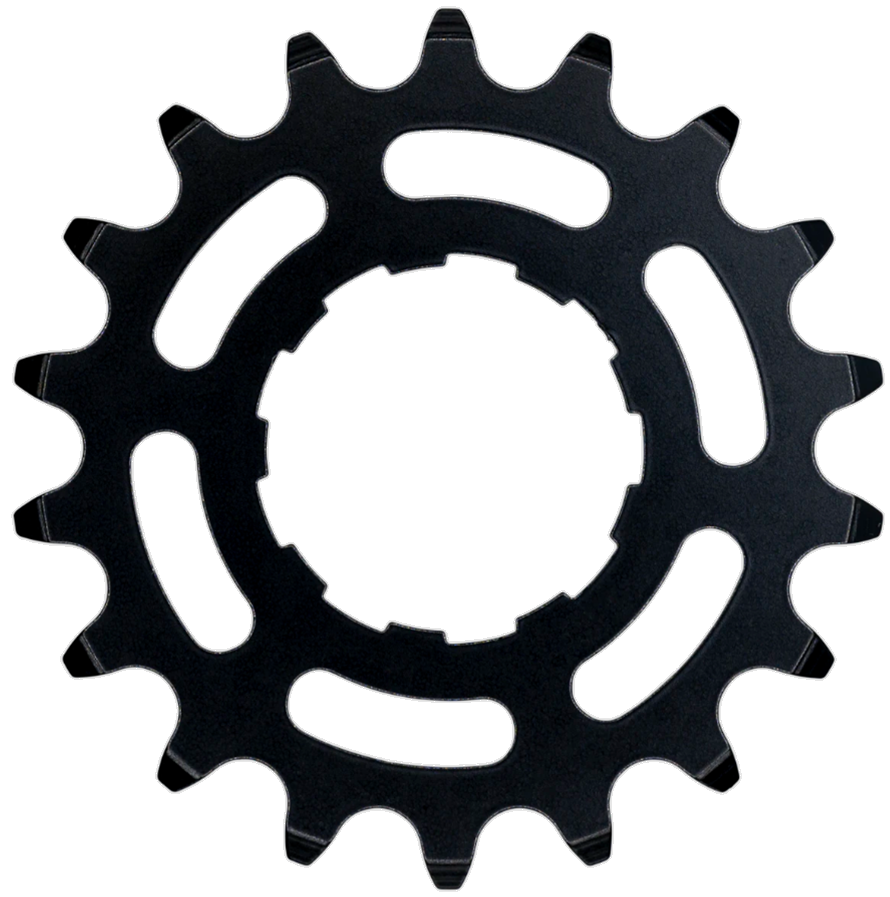 KMC Enviolo tandwiel 18T, Zwart