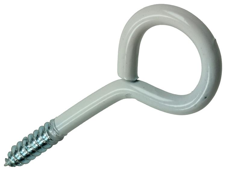 Mack 1017788 - schroefoog staal wit 2 st 6,0 x 50 mm | 5 stuks