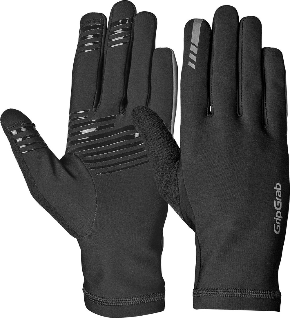 Gripgrab - insulator 2 lente herfst fietshandschoenen lange vinger thermo zonder padding - zwart - unisex - maat l
