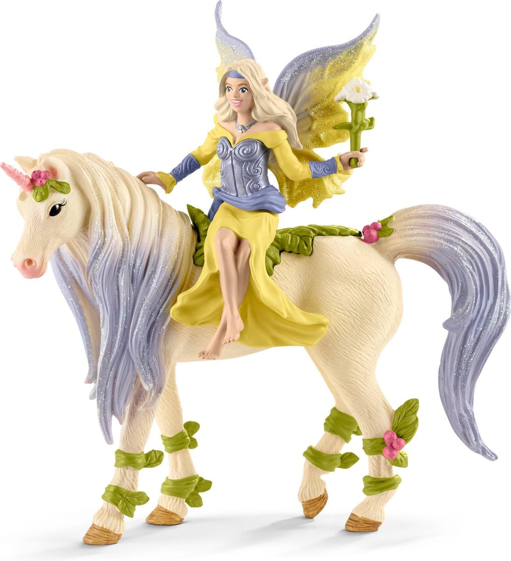 Schleich bayala - sera met bloemeneenhoorn - speelfiguur - kinderspeelgoed voor jongens en meisjes - 5 tot 12 jaar - 70565