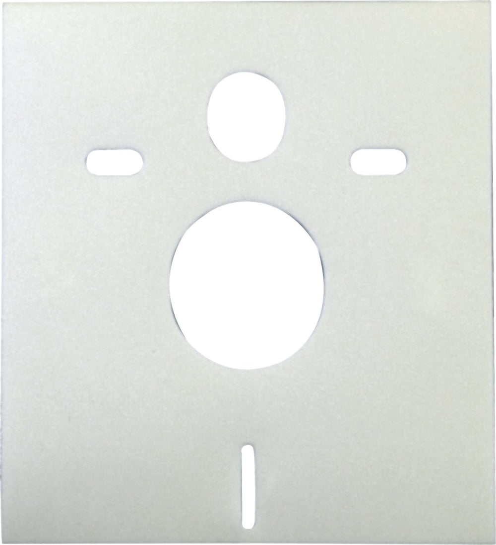 Plieger isolatiemat voor hangend toilet bidet met steunbussen