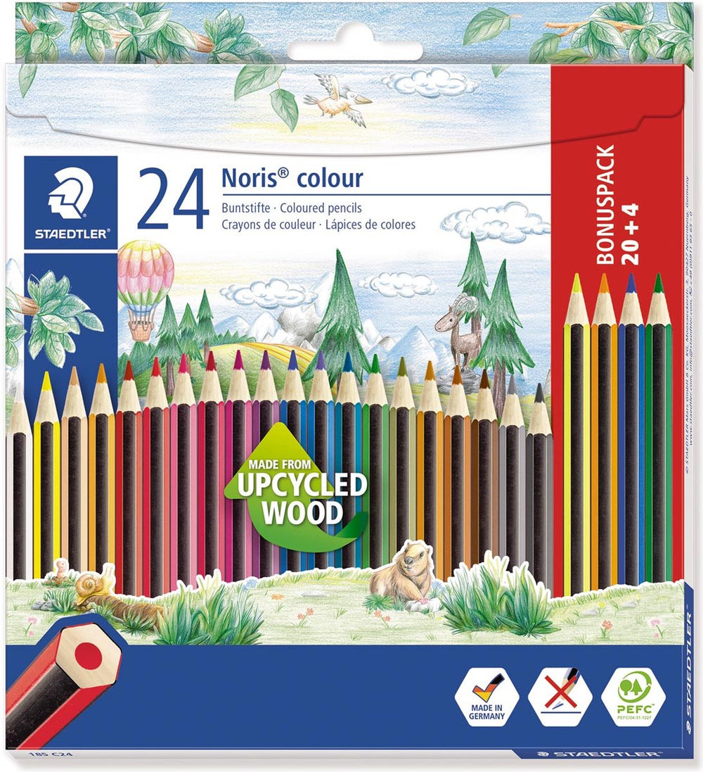 Staedtler kleurpotloden noris set à 20+4 kleuren