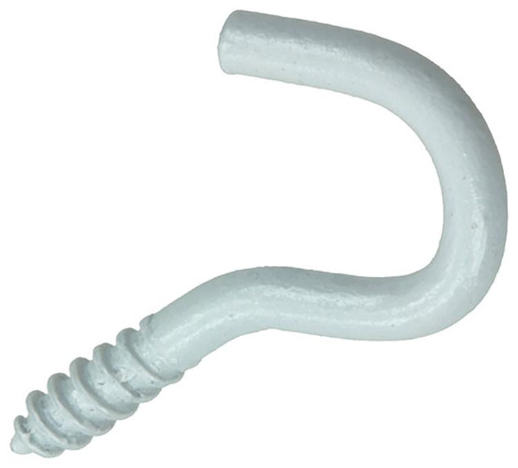 Mack 1017805 - schroefhaak staal wit 10st 2,5 x 12 mm | 10 stuks