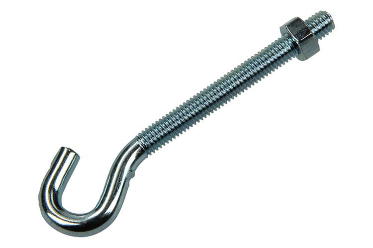 Mack 1017810 - schroefhaak metrisch + moer verzinkt 4st m5 x 50 mm | 10 stuks