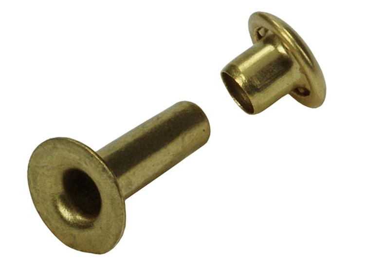 Mack 1019716 - klinknagel messing 9 st 4,0 x 11mm | 10 stuks