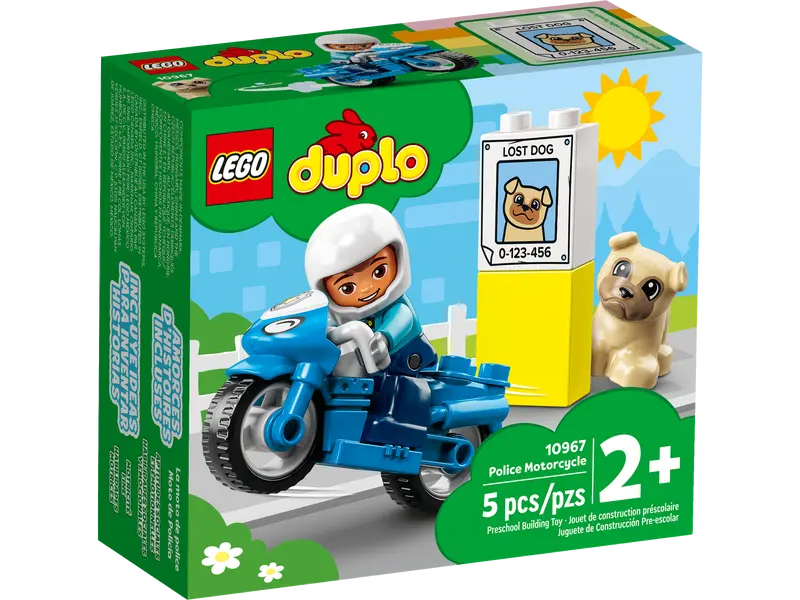 Lego duplo - politiemotor constructiespeelgoed (10967)