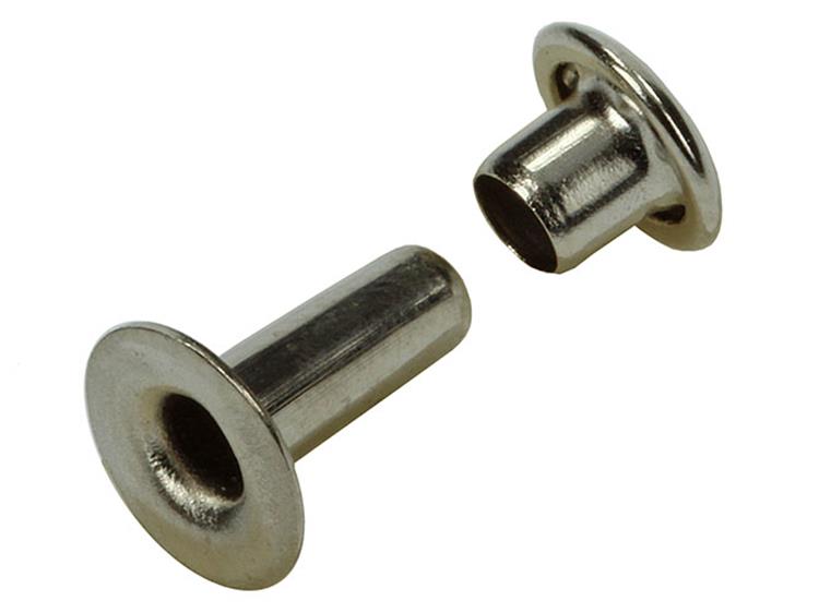 Mack 1019722 - klinknagel messing vernikkeld 10 st 3,3 x 9,0mm | 10 stuks