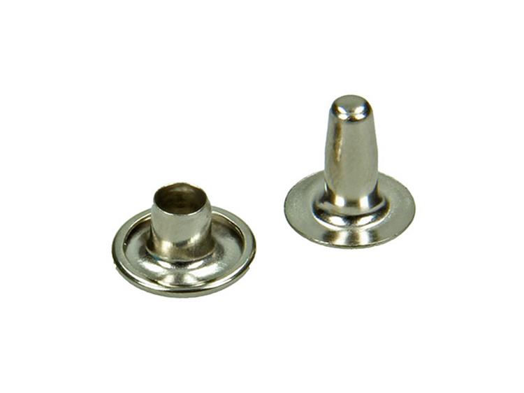 Mack 1019723 - klinknagel messing vernikkeld 6 st 4,2 x 10 mm | 10 stuks
