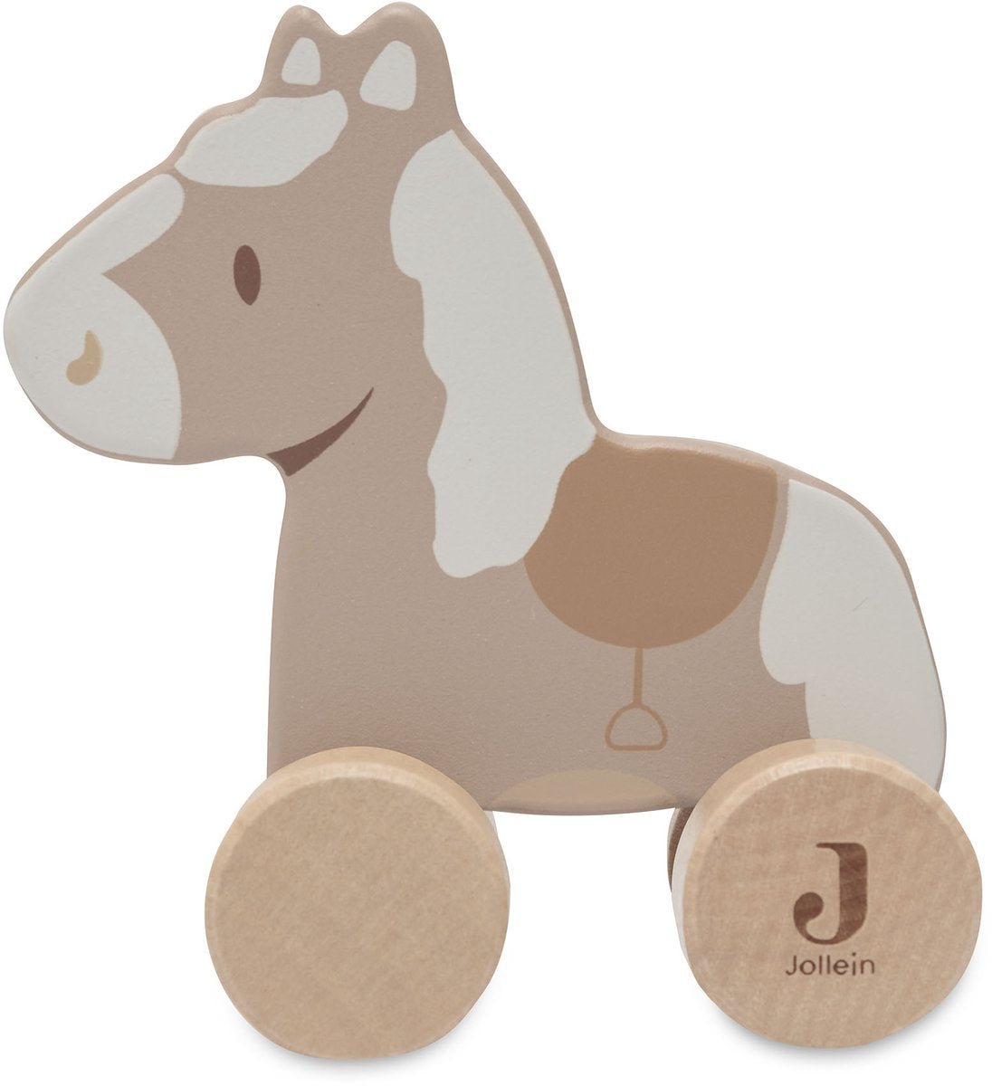 Jollein - houten paard op wielen - houten speelgoed - nostalgic ride - 100% fsc