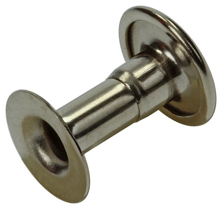 Mack 1019724 - klinknagel messing vernikkeld 5 st 4,2 x 12 mm | 10 stuks