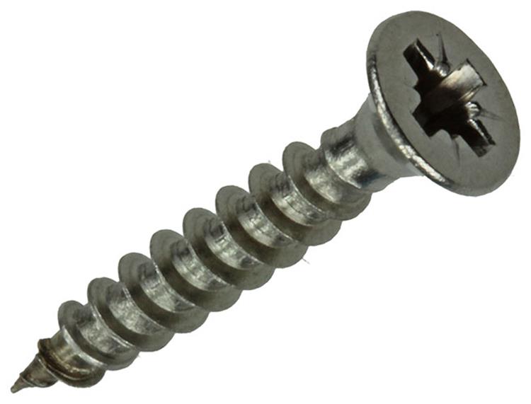 Mack 1019740 - spaanplaatschroef vz kop rvs 15 st 4,0 x 25 mm | 10 stuks