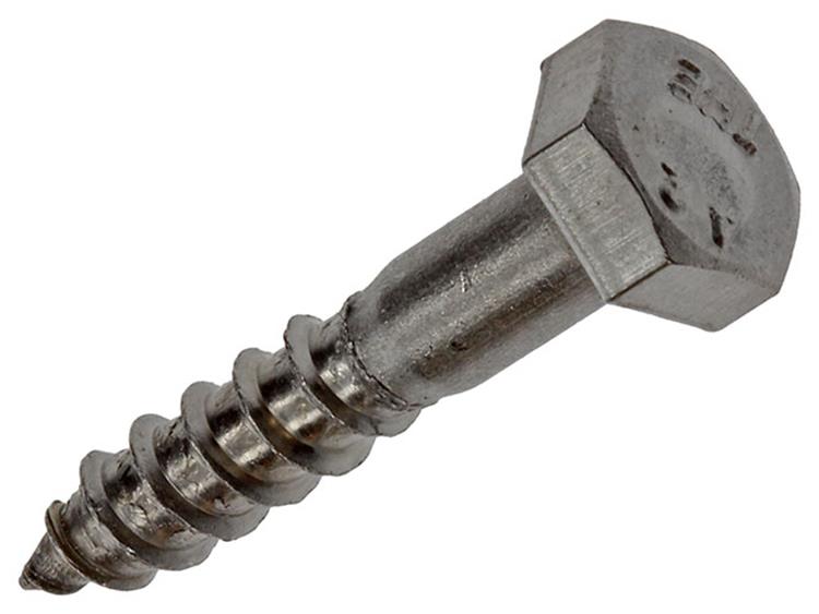 Mack 1019763 - houtdraadbout roestvrijstaal 5 st 6 x 30 mm | 10 stuks