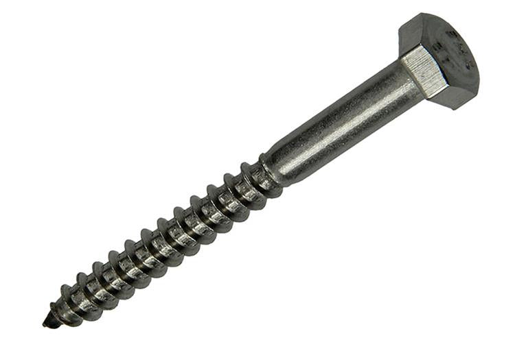 Mack 1019766 - houtdraadbout roestvrijstaal 3 st 6 x 60 mm | 10 stuks